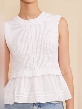lucyparis peplum ruffle top L